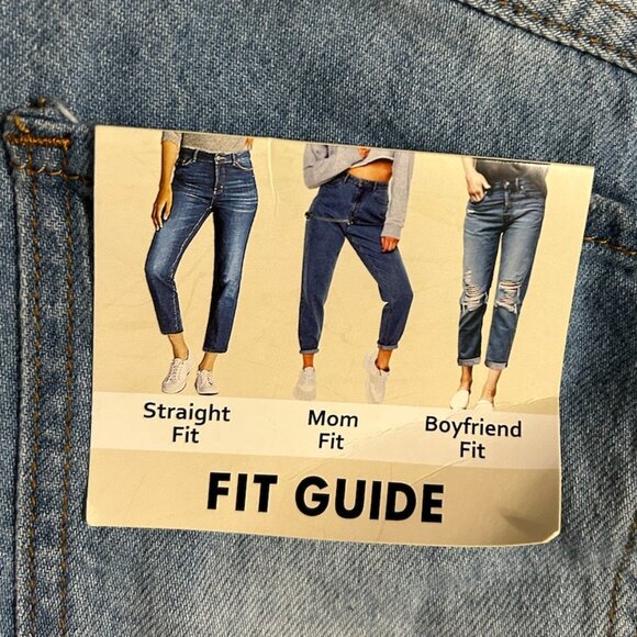 NWT S.O.N.G. High Rise Straight Distressed Cropped BUTTON FLY Jeans Size 9/29 - Picture 11 of 14